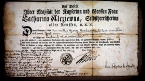 Reisepass Müller George Burchardt 1790